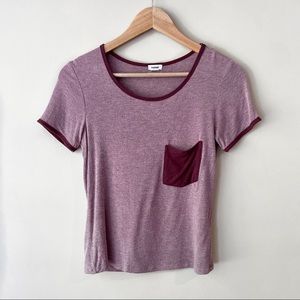 [Garage] Mauve Pocket T-Shirt